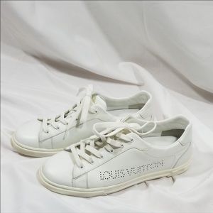 Authentic white leather Victoire sneakers Size 35